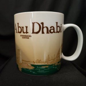 Abu Dhabi United Arab Emirates Starbucks Mug Icon Series 16oz Ceramic (New) SKU
